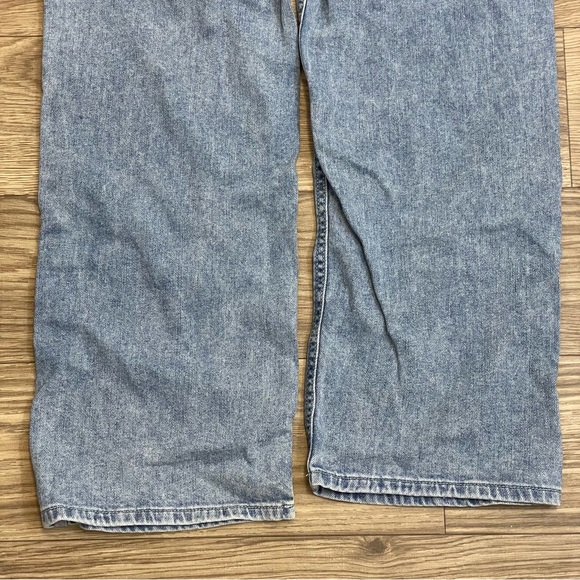 OAT New York High Rise Wide Leg Light Wash Cloud Luxe Denim Jeans - Picture 12 of 12